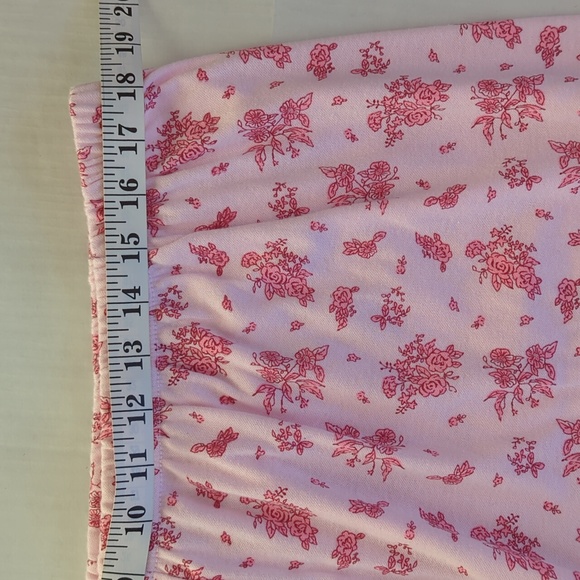 Lati Fashions Floral Piping Two Piece Pajama Set XXL Pink - Picture 14 of 16